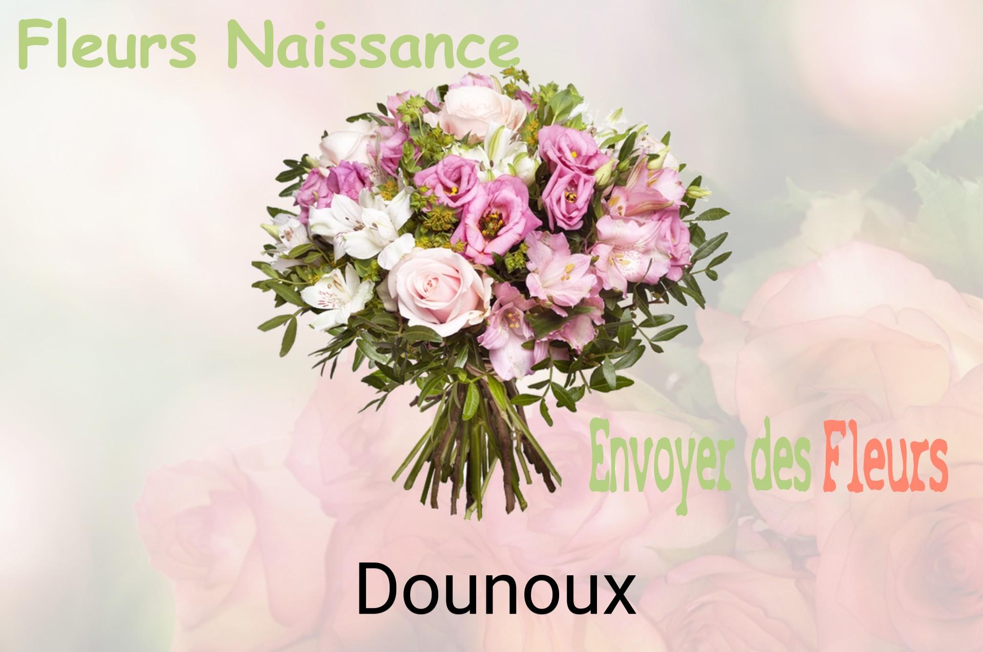 Bouquet de fleurs de naissance livré à Dounoux